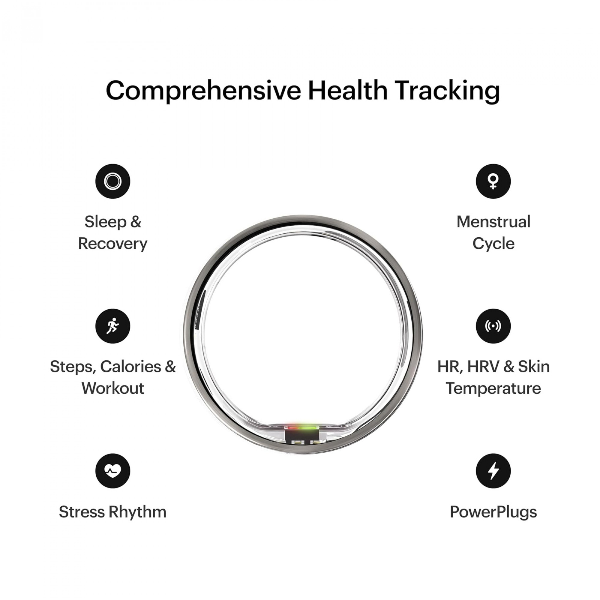 Розумне кільце ULTRAHUMAN Ring AIR (Raw Titanium)